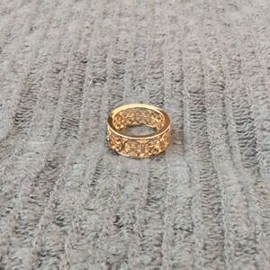 Authentic Tory Burch Kinsley Gold Ring Size 6.5